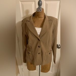 Vintage Danny & Nicole Khaki Blazer Size 10